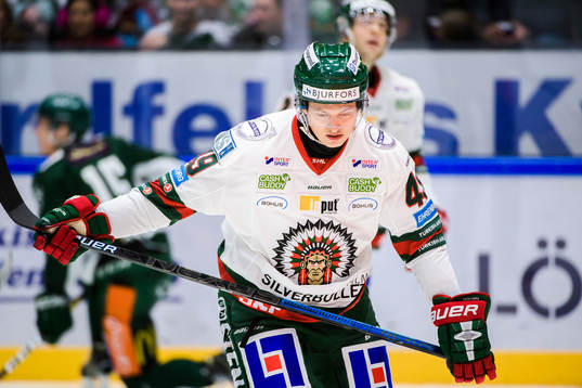 Frölundas Rhett Rakhshani deppar