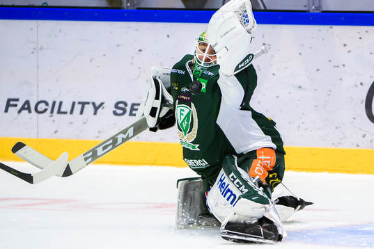 Färjestads målvakt Markus Svensson