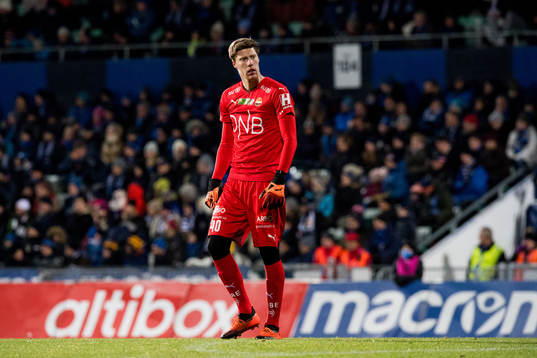 Goalkeeper Morten Sætra of Strømsgodset