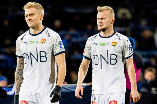 Eirik Ulland Andersen and Herman Stengel of Strømsgodset