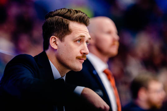 Växjös tränare Sam Hallam
