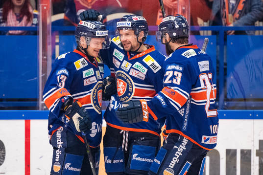 Växjös Julius Junttila, Janne Pesonen och Roman Horak