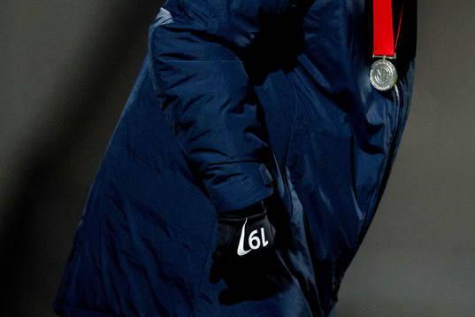 The silver medal of Eirik Hestad of Molde