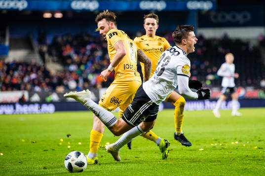 Jose Angel Jurado de La Torre of Bodø/Glimt and Pål Andre