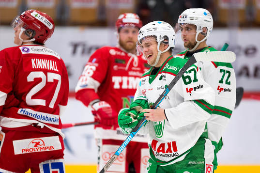Rögles Leon Bristedt  har ont