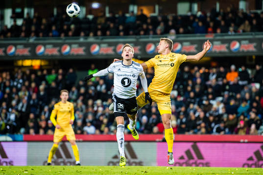 Anders Ågnes Konradsen of Rosenborg and Marius Lode of