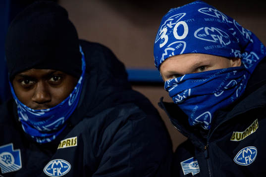 Isak Ssewankambo and Erling Braut Håland of Molde