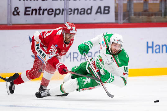 Timrås Jeremy Boyce och Rögles Mattias Sjögren