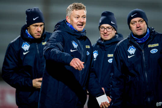 Ole Gunnar Solskjær, manager of Molde