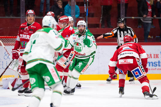 Rögles Taylor Matson jublar