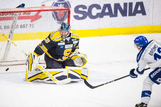 Leksands Wilde Bröms  gör 3-1-reduceringen