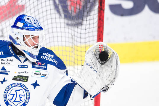 Leksands målvakt Axel Brage