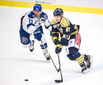 Södertäljes Hugo Gustafsson och Leksands Jon Knuts