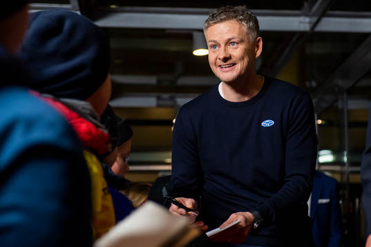 Ole Gunnar Solskjær, manager of Molde