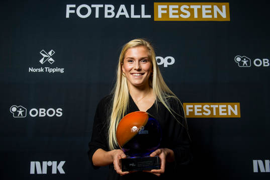 Emilie Nautnes of Arna-Bjørnar poses for a portrait with