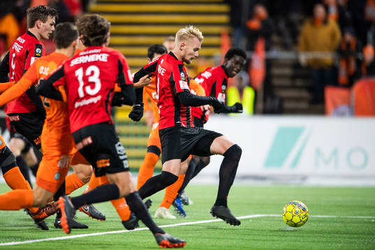 Brommapojkarnas Ludvig Öhman Silwerfeldt gör 1-0