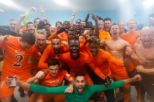 Bläddra bland fler bilder av Fotboll, Kval till Allsvenskan, Brommapojkarna - AFC Eskilstuna