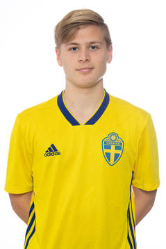 Liam Svensson i P15-landslaget