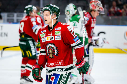 Frölundas Max Friberg deppar