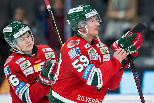 Frölundas Filip Westerlund och Simon Hjalmarsson deppar
