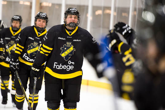 s Aneta Ledlova jublar med lagkamrater