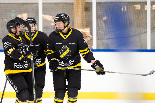s Agnes Wilhelmsson jublar med lagkamrater