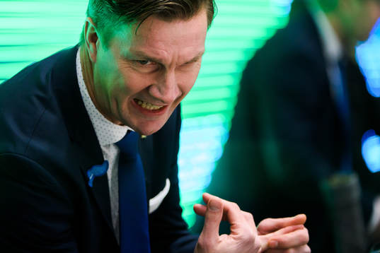 Färjestads tränare Johan Pennerborn