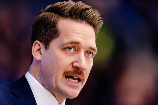 Växjös tränare Sam Hallam