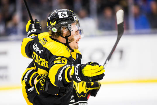 Västerås Lukas Zetterberg jublar