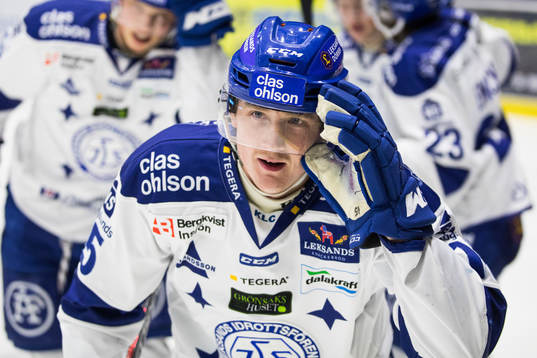 Leksands Johan Porsberger jublar