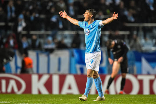 Markus Rosenberg of Malmö FF celebrates