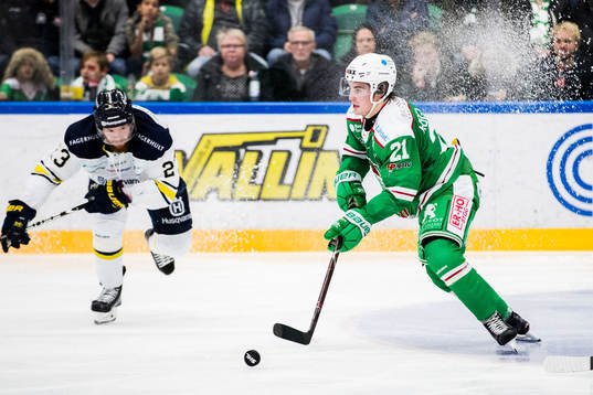 s Robin Figren och Rögles Nils Höglander