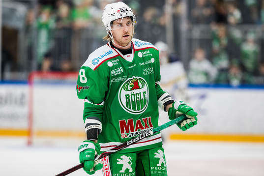Rögles Linus Sandin deppar