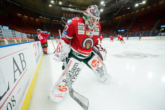 Frölundas målvakt Johan Gustafsson