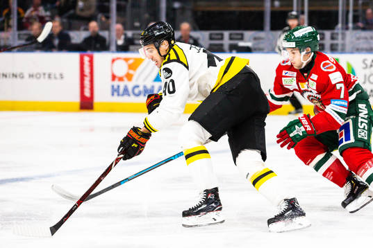 Brynäs Jesper Jensen och Frölundas Pathrik Westerholm