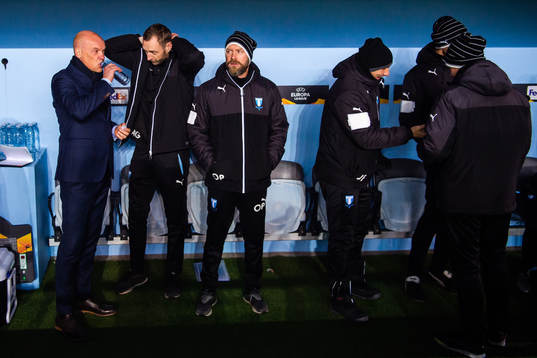 head coach Uwe Rösler of Malmö FF