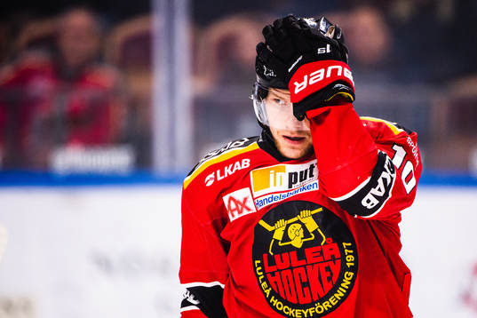 Luleås Einar Emanuelsson deppar