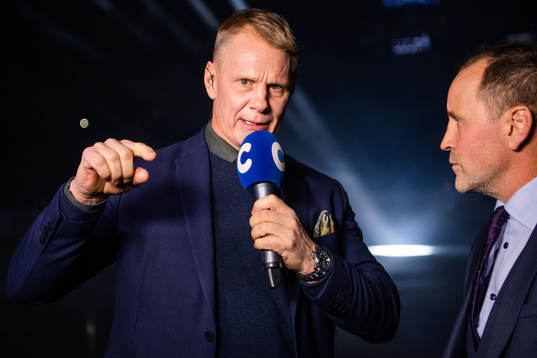 s Niklas Wikegård och Luleås tränare Thomas Berglund