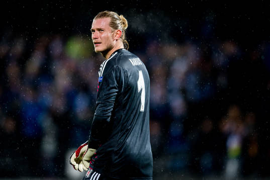 Goalkeeper Loris Karius of Besiktas looks dejected