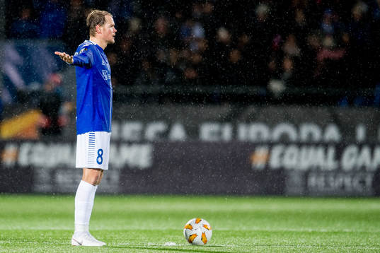 Matti Lund Nielsen of Sarpsborg 08 looks dejected