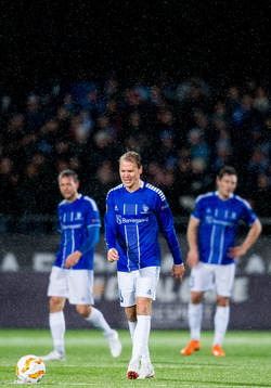 Matti Lund Nielsen of Sarpsborg 08 looks dejected