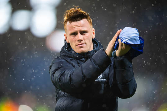 Tobias Heintz of Sarpsborg 08 looks dejected
