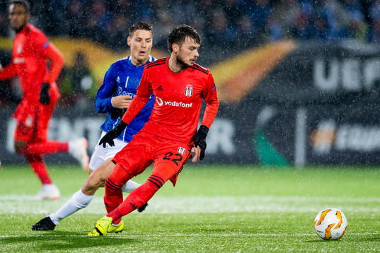 Kristoffer Zachariassen of Sarpsborg 08 and Adem Ljajic of