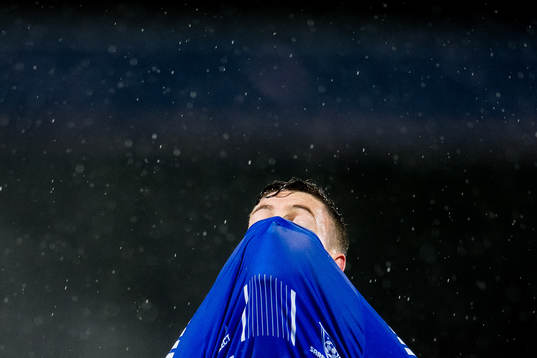 Jørgen Strand Larsen of Sarpsborg 08 looks dejected