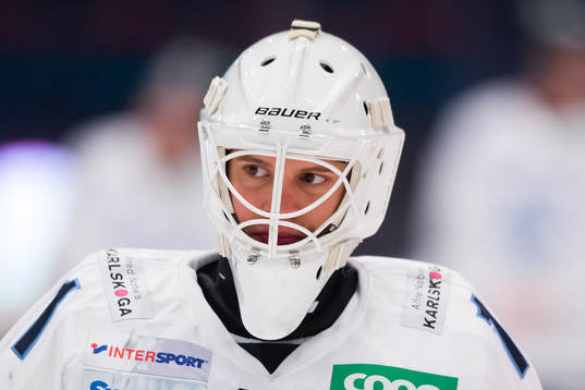 Karlskogas målvakt Henrik Lundberg