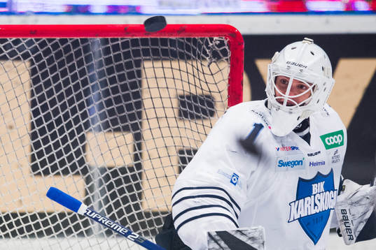 Karlskogas målvakt Henrik Lundberg