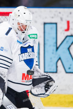 Karlskogas målvakt Henrik Lundberg