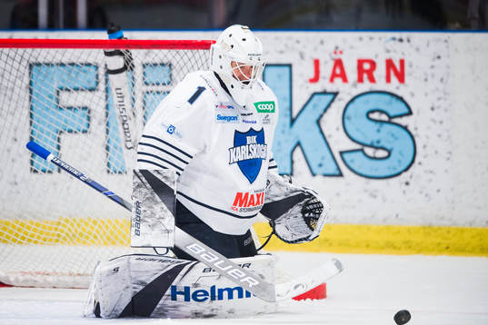 Karlskogas målvakt Henrik Lundberg