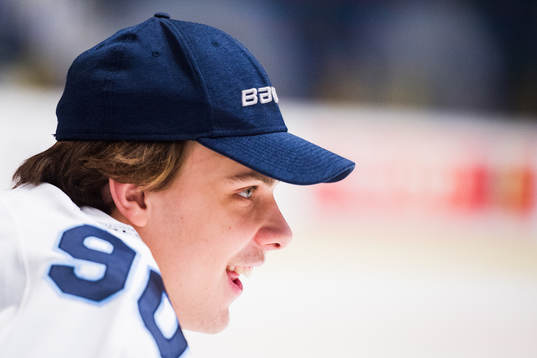 Karlskogas målvakt Olle Eriksson Ek