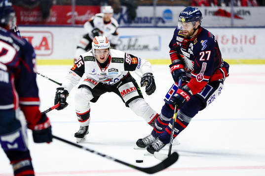 Malmö Redhawks Carl Persson och Linköpings Dan Pettersson